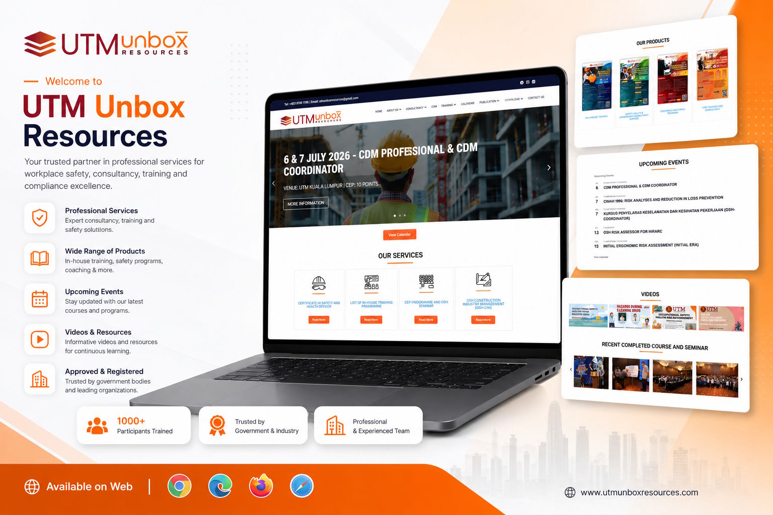 UTM Unbox Corporate Website